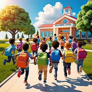 back to school happy kids ready for a new academic…